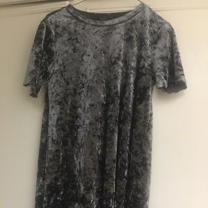 Crushed velvet minidress forever 21 teen medium good condition